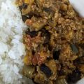 ひぃちゃんひー's cooksnap of when they made 簡単☆なすたっぷり☆夏野菜キーマカレー.