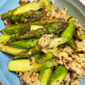 Elmohana's cooksnap of when they made 豚肉とアスパラの粒マスタード炒め.