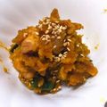 れみちゃそ's cooksnap of when they made かぼちゃと鶏肉のスパイシーごまあえ.