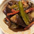 クックP1650X☆'s cooksnap of when they made 茄子とピーマンの甘辛煮.