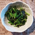 ペキのリリー's cooksnap of when they made レンジで簡単！ほうれん草と海苔のナムル.