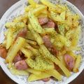 みなぴっぴ☆'s cooksnap of when they made じゃがいもとソーセージのガーリック炒め.