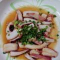とみぃ11's cooksnap of when they made あと1品☆ボイルイカで生姜焼き.