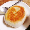 虹色にこり沖縄's cooksnap of when they made フライパンでパン！焼き時間6分！.