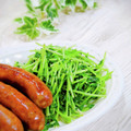 Satoco❋'s cooksnap of when they made 豆苗だけ☆白だしとマヨネーズで.
