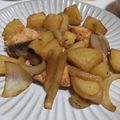 fu♪♪'s cooksnap of when they made m秋鮭(生鮭)とじゃがいもの甘辛炒め.