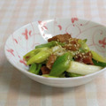 umemodoki's cooksnap of when they made 九条ねぎとやきとり缶で炒め物(塩味).