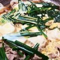 久実あき's cooksnap of when they made ニラ玉豆腐☆豚バラ入り.