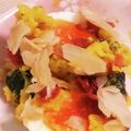 私市ビッキーズ津門巳's cooksnap of when they made “ガリ紅生姜皇帝(南瓜･梅)和えゆで卵”.