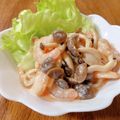 やなぎだまこ's cooksnap of when they made 海老としめじのピリ辛オーロラソース和え.