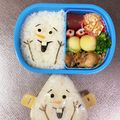 Chaaa_room's cooksnap of when they made 超簡単キャラ弁！アナ雪＊顔だけオラフ＊.