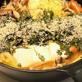 itsuk's cooksnap of when they made 野菜たっぷり！ごまみそ鍋。モツ鍋風？.