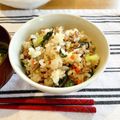 ねこびす's cooksnap of when they made 冷やご飯で混ぜご飯☆小松菜と合い挽き肉.