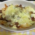 yamaneko☆'s cooksnap of when they made 簡単♪長ねぎとひき肉の味噌チーズ焼き♡.