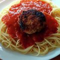 花時計咲いた's cooksnap of when they made 洋食屋さん風♡ハンバーグ＆スパゲッティ！.