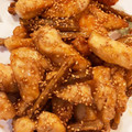 greenbeen's cooksnap of when they made 鶏胸肉とごぼうの甘辛炒め.