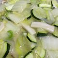 かぜとはな's cooksnap of when they made ズッキーニと白菜の炒め物.