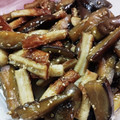 mioly's cooksnap of when they made なすとちくわの生姜焼き.