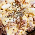 ikpommm's cooksnap of when they made フライドオニオンと卵のタルタルサラダ.