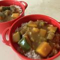 papikun's cooksnap of when they made カレーライスを夏野菜でグレードアップ！！.