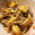 春風桃之介's cooksnap of when they made 舞茸おいしくもやしと卵炒め.