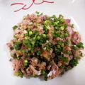もにゃっこ's cooksnap of when they made ***大漁★我が家の鯵の粗なめろう***.