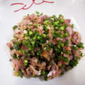 もにゃっこ's cooksnap of when they made ***大漁★我が家の鯵の粗なめろう***.