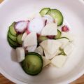 もにゃっこ's cooksnap of when they made たこ・きゅうり・長芋のサッパリ酢の物.