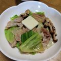 和☆2049's cooksnap of when they made 豚バラとキャベツのきのこ醤油バター炒め.