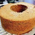 かおゆー's cooksnap of when they made しっとり！誰でも簡単ココアシフォンケーキ.