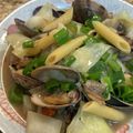 saki1010's cooksnap of when they made キャベツとあさりの旨味パスタ♪.