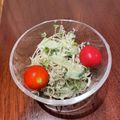 ぴょんぴょん94's cooksnap of when they made 貝割れだけ。濃厚“クリームチーズ和え.
