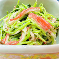 U☆kaoru's cooksnap of when they made 簡単！豆苗とカニカマのわさびマヨ和え♪.
