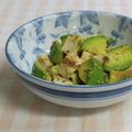 umemodoki's cooksnap of when they made 豆腐とアボカドのわさび醤油和え.