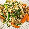 クック4F82Q8☆'s cooksnap of when they made 本格！豚肉&にら&もやし【野菜炒め.