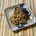 yesmama's cooksnap of when they made 鯖の塩焼きに、えのきピーマン甘酢あん♪.