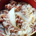 花時計咲いた's cooksnap of when they made 舞茸と豚肉のつけ蕎麦.