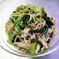 ☆angel's cooksnap of when they made 小松菜とえのきのナムル.