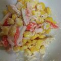 xyzクック's cooksnap of when they made 簡単手軽な【カニカマとコーンのマヨサラダ.