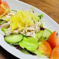 kinniko's cooksnap of when they made たくあんでサラダ♥️.