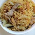 ミロ9607's cooksnap of when they made 焼きそうめん！カレー粉炒め♪.