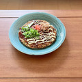 Etsu☆ko's cooksnap of when they made 節約メニュー☆もやしと納豆のお好み焼き風.