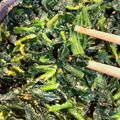 †いも†'s cooksnap of when they made うちの定番♪ほうれん草のごま味噌和え.