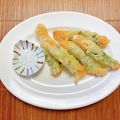 コムギ大好き's cooksnap of when they made 包丁を使わずに【カニカマ大葉の天ぷら】.
