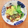 コムギ大好き's cooksnap of when they made 鶏とピータンとアボガドの和え物.