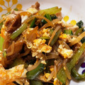 hakobetet's cooksnap of when they made 豚肉と小松菜と卵のオイスター炒め.