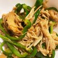 さちぶた♪'s cooksnap of when they made エノキとピーマンのバター醤油.