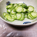 めみたん☆'s cooksnap of when they made これも美味しい。超簡単！胡瓜だけの酢の物.