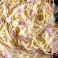 Blue's cooksnap of when they made 生クリームいらずの濃厚カルボナーラ.