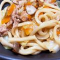 ゆちゃんBQ2TBA's cooksnap of when they made ソース焼きうどん.